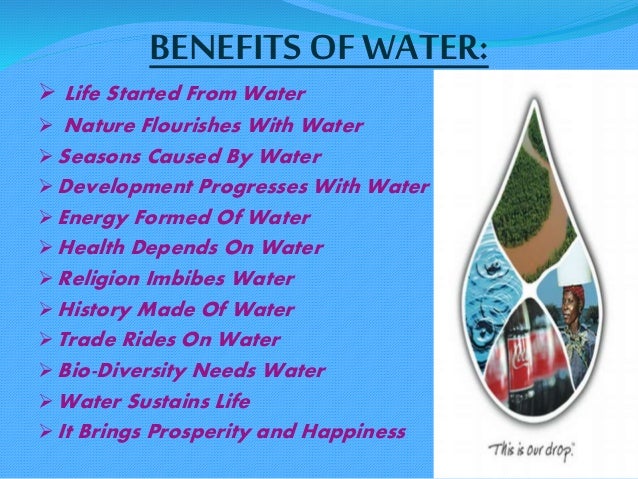 benefits of saving water environment