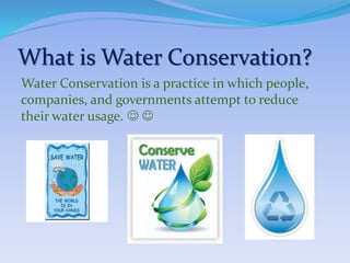 Water conservation | PPTX