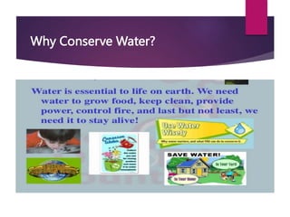 Why Conserve Water?