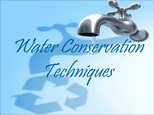 water conservation slideshare