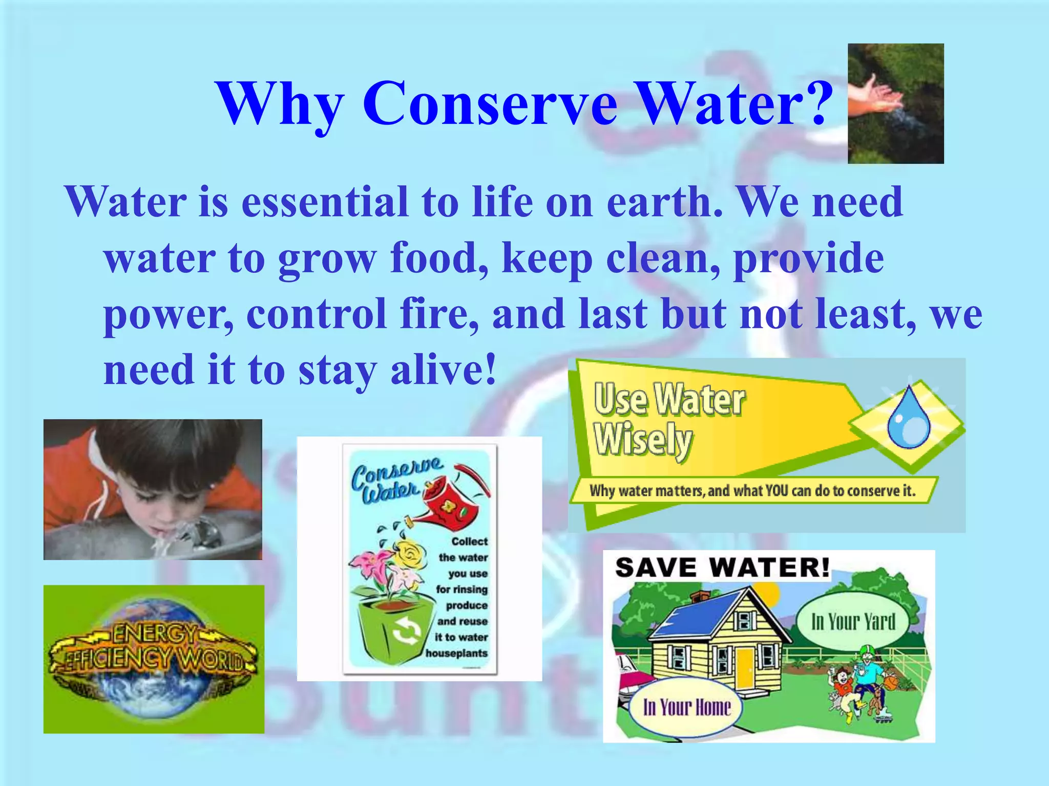 Water conservation ppt | PPTX