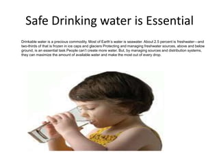 Bacteria in Water      Bacteria are common single-celled organisms and are a natural component of lakes, rivers, and streams. Most of these bacteria are harmless to humans; however, certain bacteria, some of which normally inhabit the intestinal tract of warm-blooded animals, have the potential to cause sickness and disease in humans. High numbers of these harmless bacteria often indicate high numbers of harmful bacteria as well as other disease-causing organisms such as viruses and protozoans.