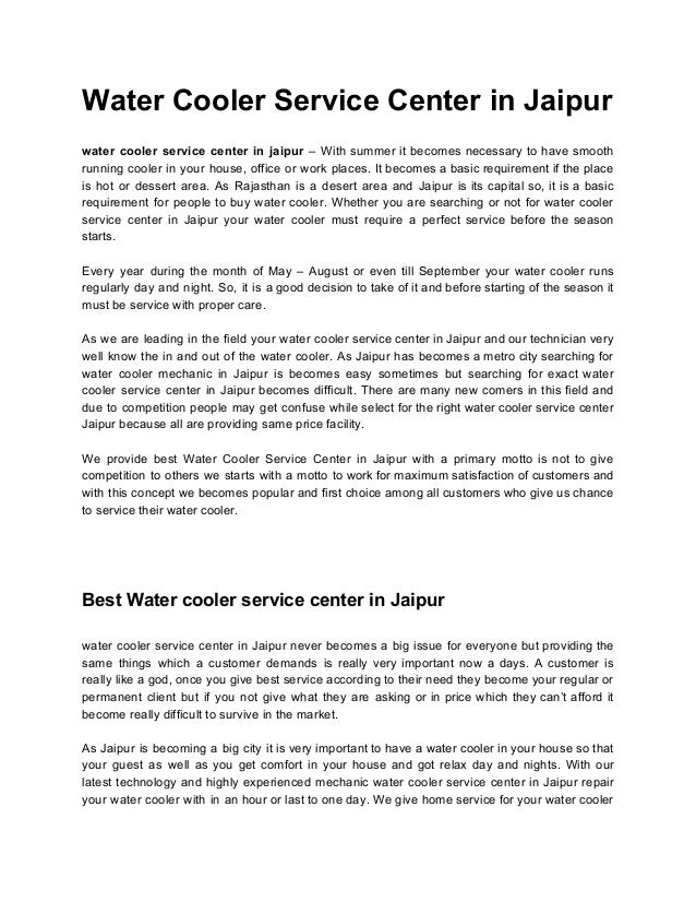 water cooler service near me