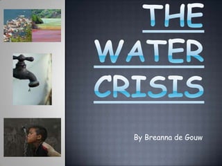 The Water Crisis By Breanna de Gouw 