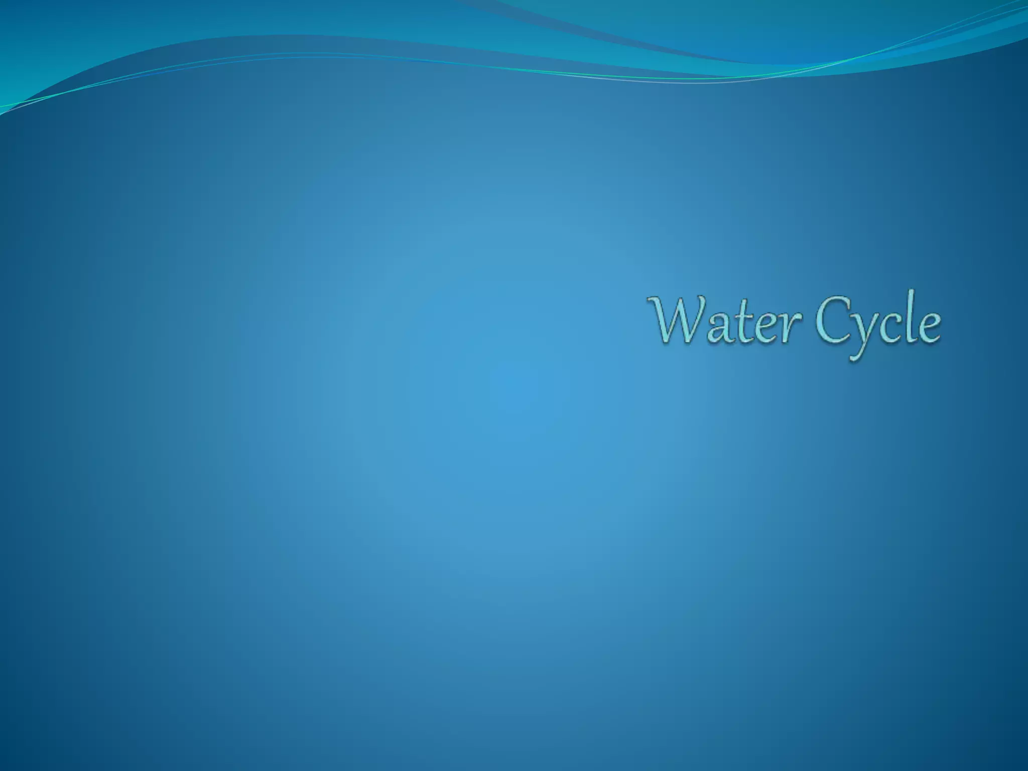 Water cycle pptx