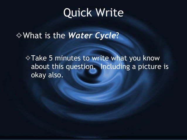 Water Cycle Investigation 5-1 | PPT
