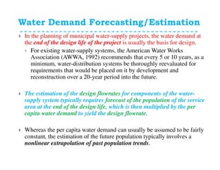 Water demand forecasting | PDF