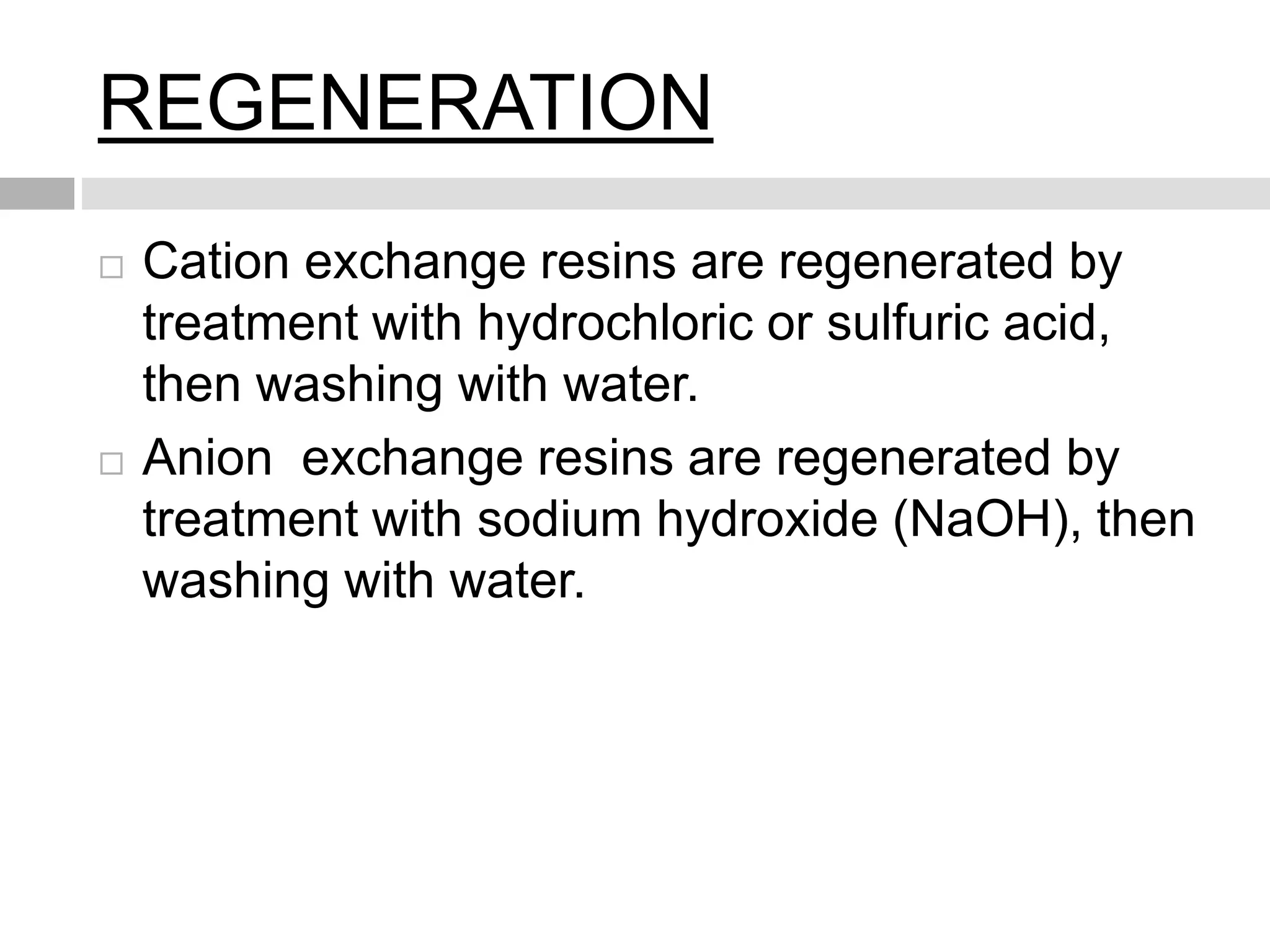 Water demineralization process | PPTX