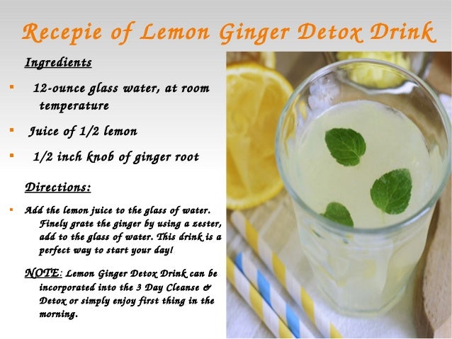 3 Day Lemon Detox Weight Loss