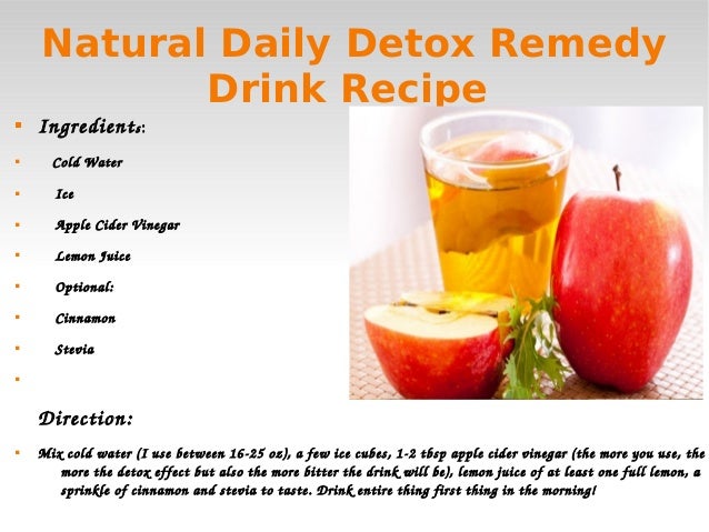 Water detoxing for weight loss