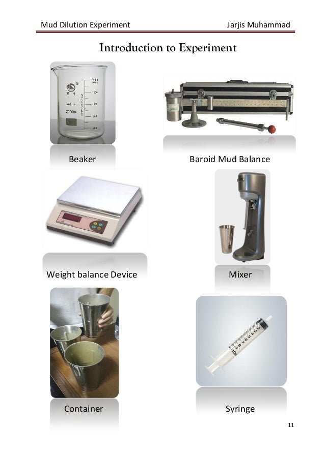 Mud Dilution, Drilling Engineering Lab.