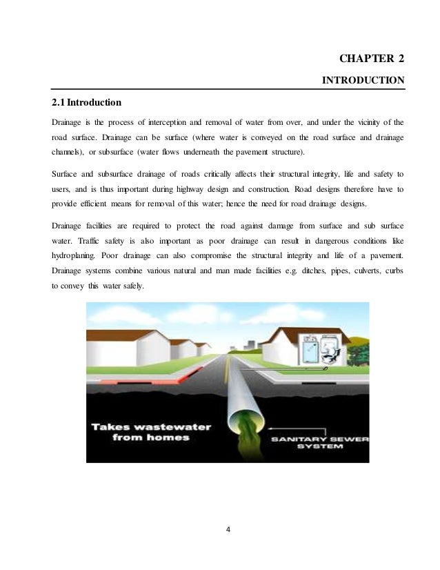 water drainage drain ditch design