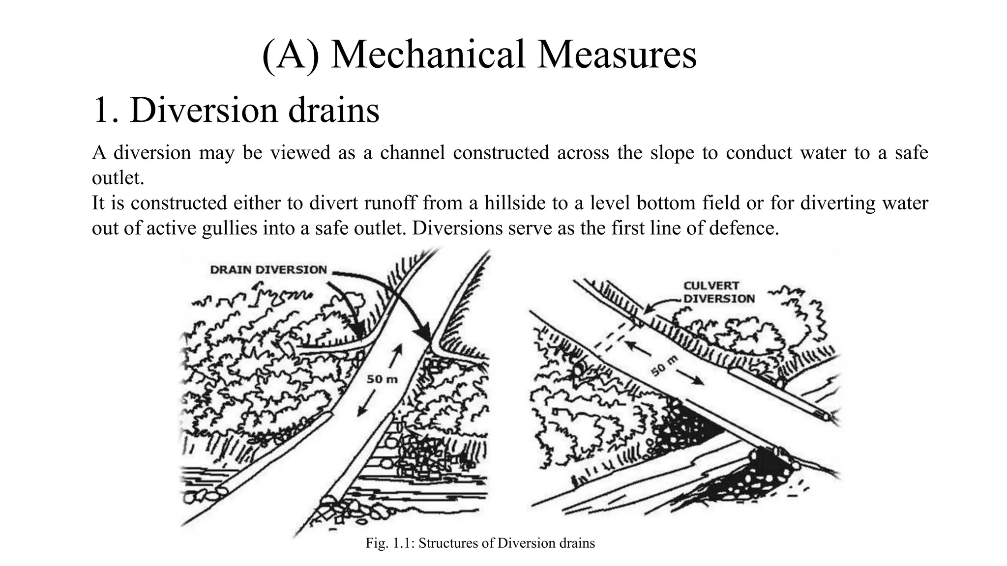 Water erosion control measures PPT