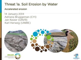 Threat To Soil Erosion By Water