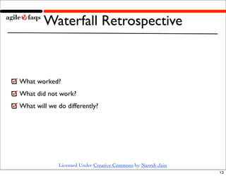 Waterfall to Agile Demo