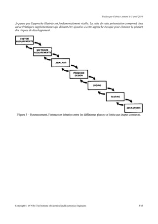 Traduit par Fabrice Aimetti le 5 avril 2010
Je pense que l'approche illustrée est fondamentalement viable. La suite de cet...