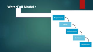 Waterfall model | PPTX