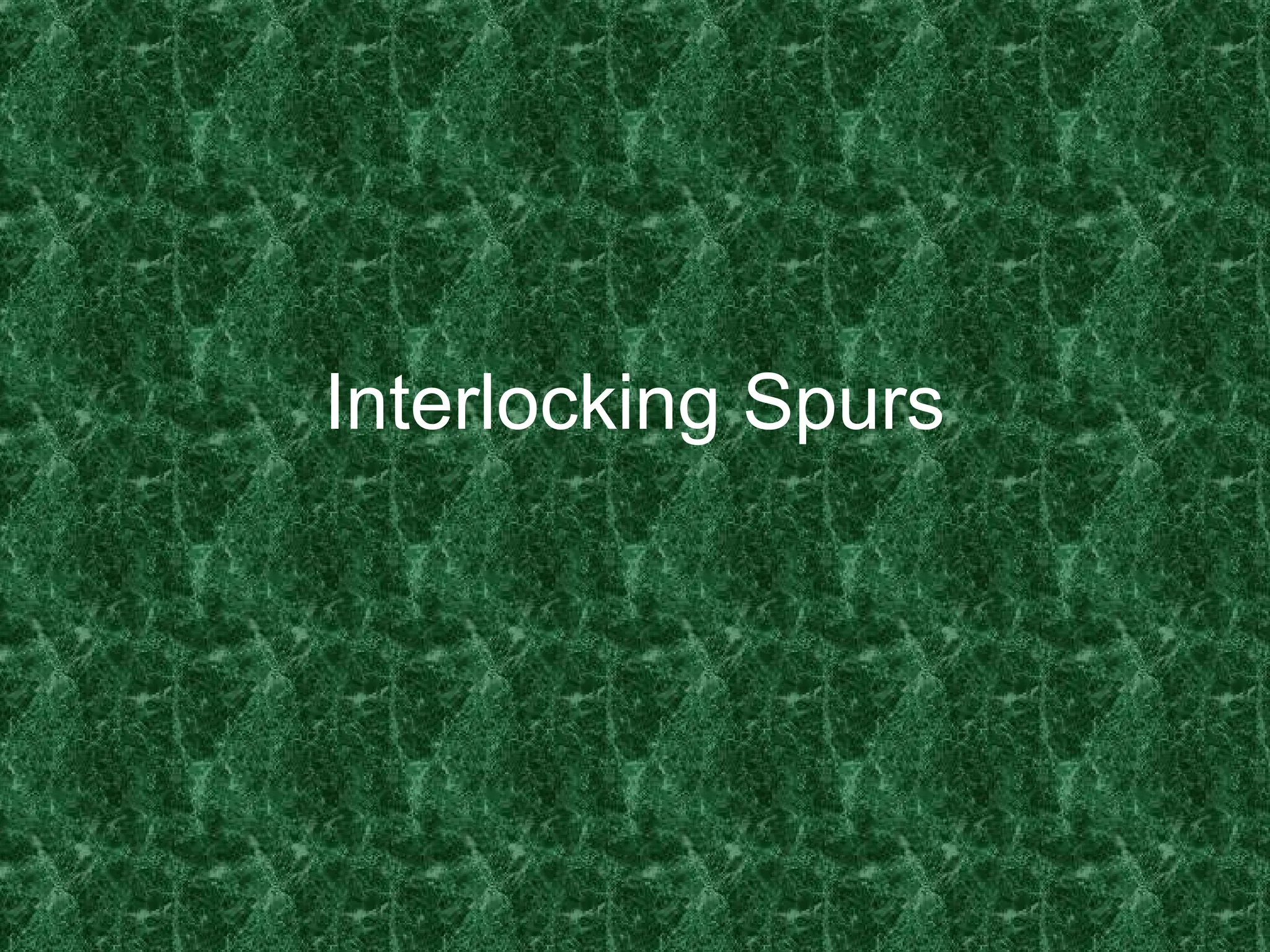 Interlocking Spurs
 