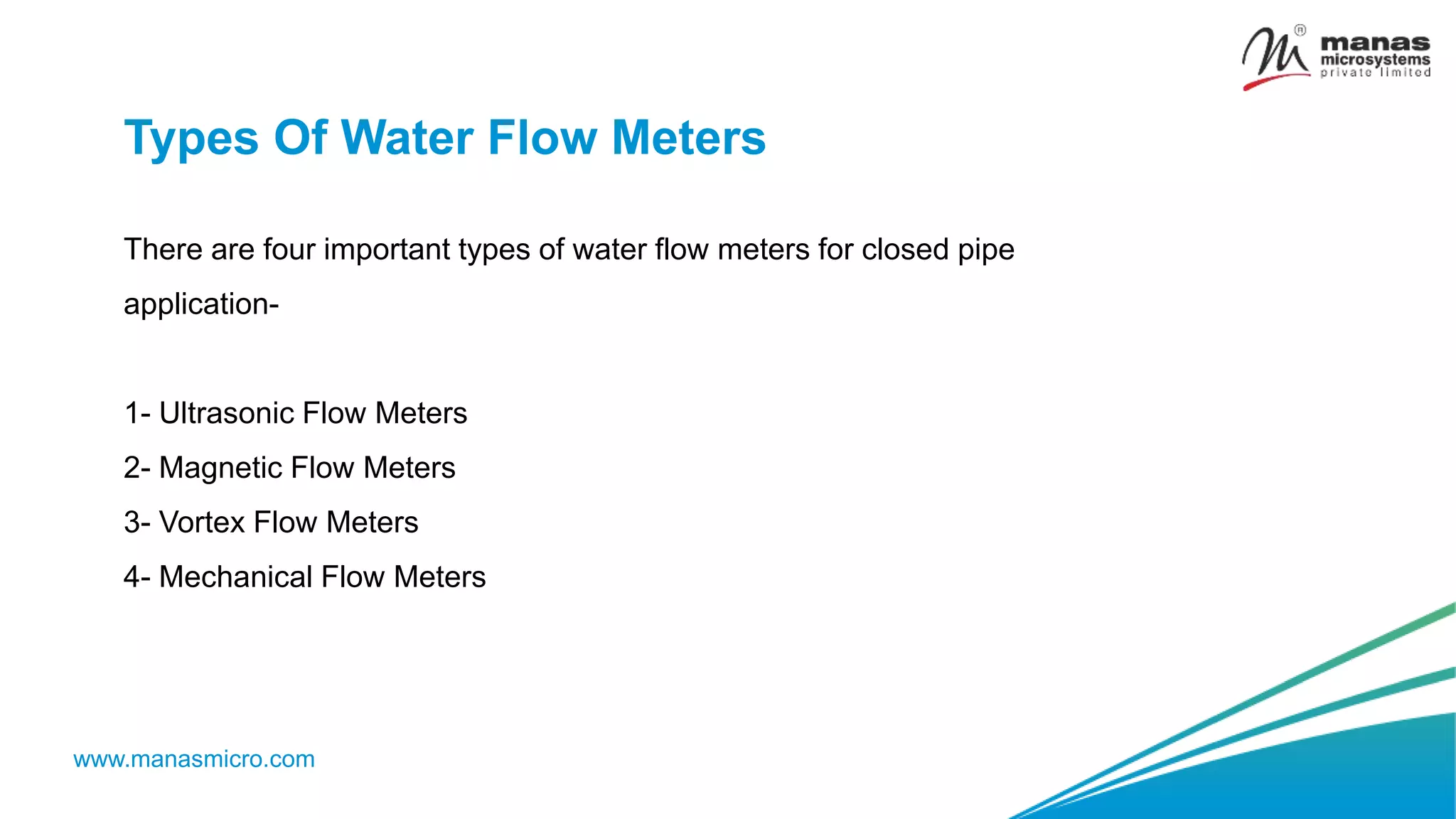 Water flow meter and working principle.pptx