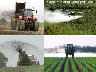 Signs of global water pollution 
 