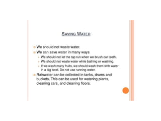 Water for life A Lecture By Mr Allah Dad Khan Visiting Professor the ...