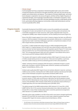 water for prosperity and peace - World Water Development Report 2024. | PDF