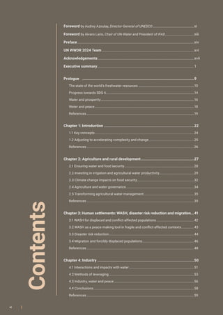 water for prosperity and peace - World Water Development Report 2024. | PDF