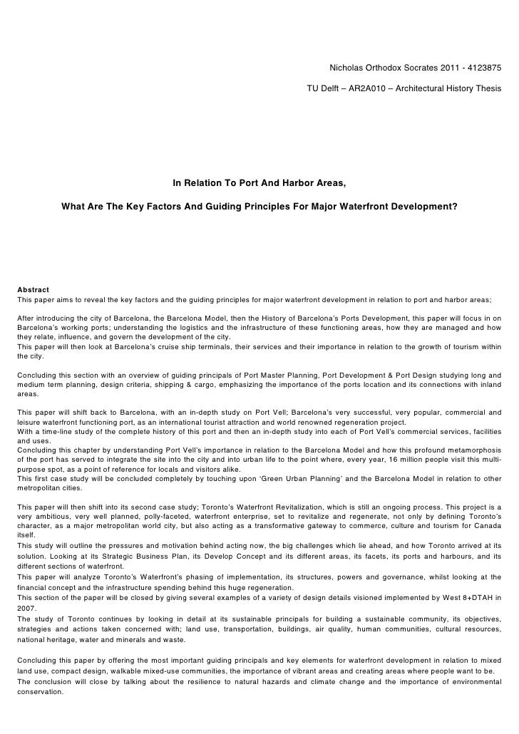 Thesis statement for on the waterfront picture