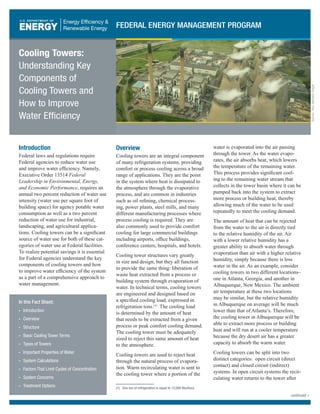 Water Cooling Towers | PDF
