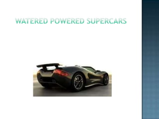 Water fueled vehicles