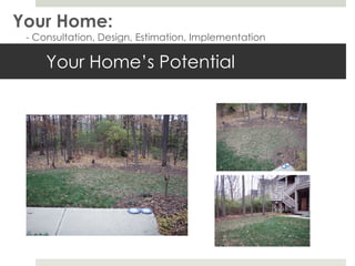 Your Home’s Potential  Your Home: - Consultation, Design, Estimation, Implementation 