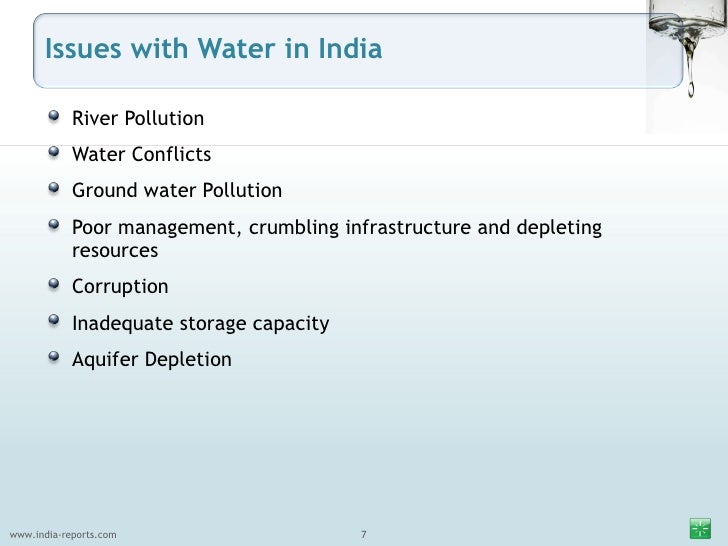 Water In India Management, Resources, Shortage