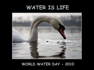WATER IS LIFE WORLD WATER DAY - 2010 