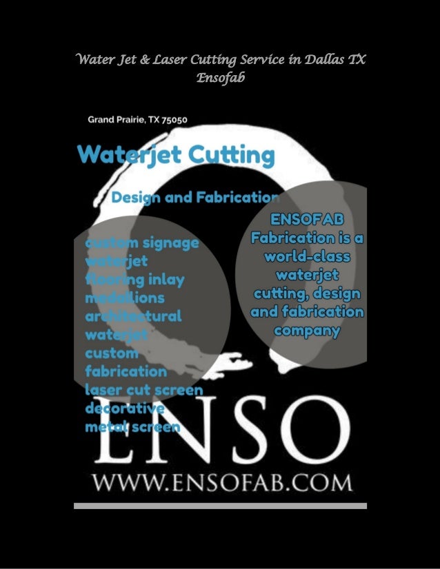 Dallas Water Company >> Water Jet Laser Cutting Service In Dallas Tx Ensofab Dallas Water Company >> Water Jet Laser Cutting Service In Dallas Tx Ensofab