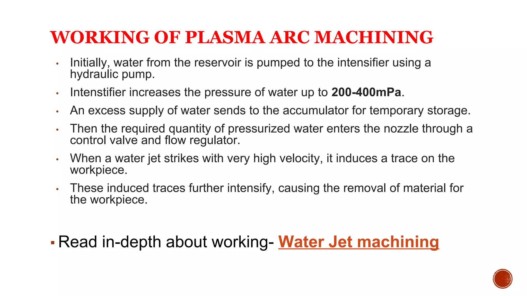 Water jet machining | PDF