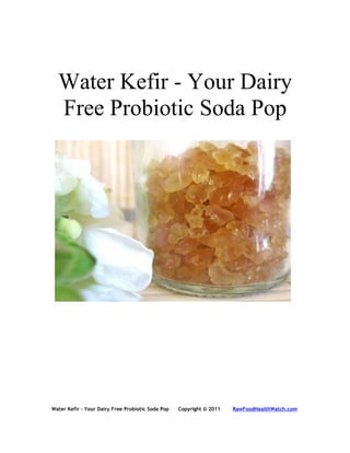 Water Kefir - Your Dairy
  Free Probiotic Soda Pop




Water Kefir – Your Dairy Free Probiotic Soda Pop   Copyright © 2011   RawFoodHealthWatch.com
 