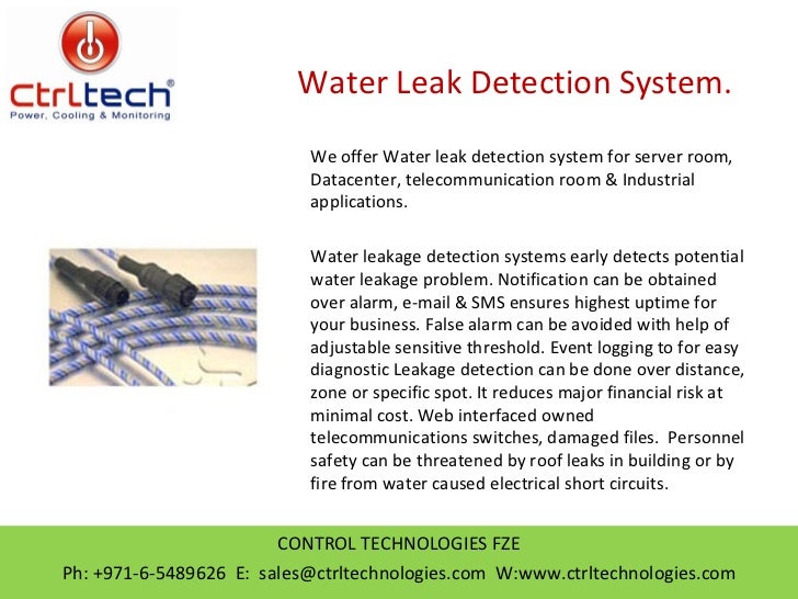 Water leak detection system in Dubai, Abu dhabi and UAE.