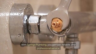 Water Leaks Phoenix AZ - Springs Plumbing | PPTX