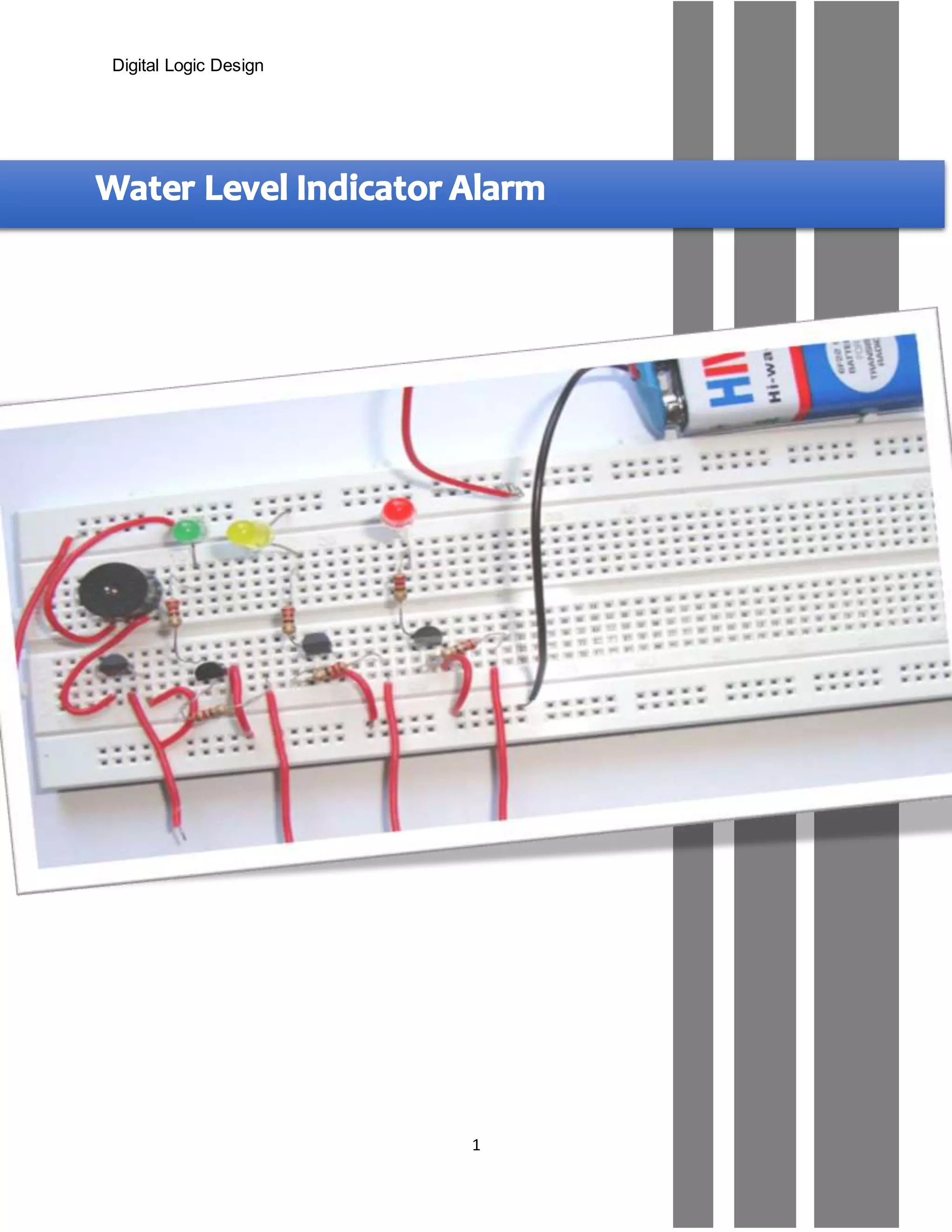Water level indicator alarm | DOCX