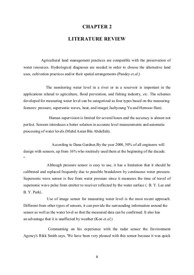 Water level indicator journal image