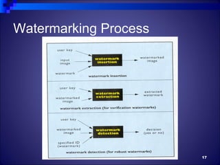 Watermarking Process




                       17
 