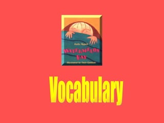 Vocabulary 