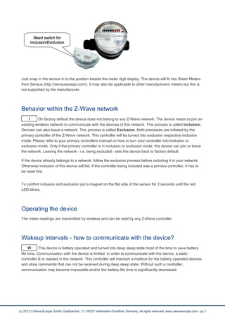 Water meter secure start guide | PDF