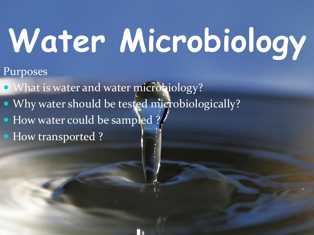 Water microbiology