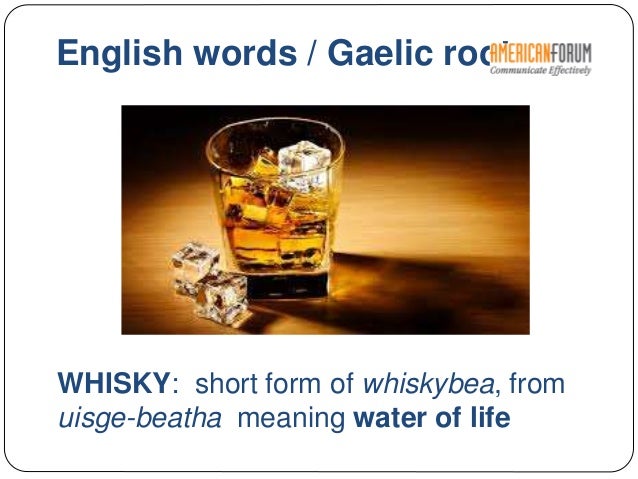 Scotch Whisky Water of Life