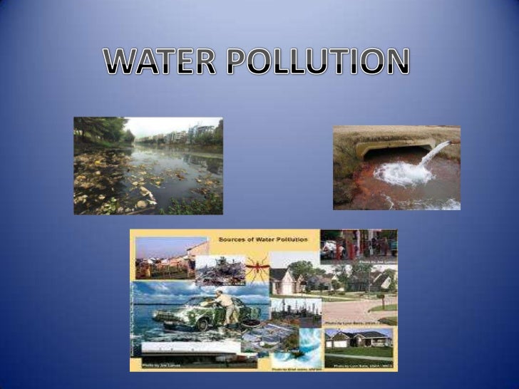 Water pollution