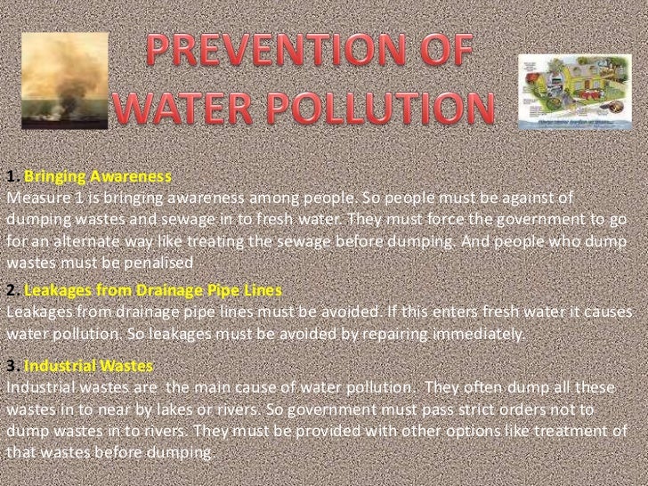 Water pollution