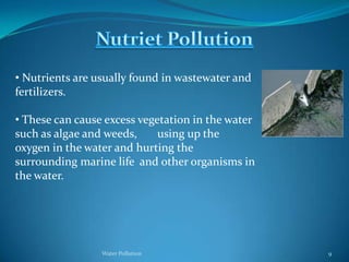  Nutrient Pollution