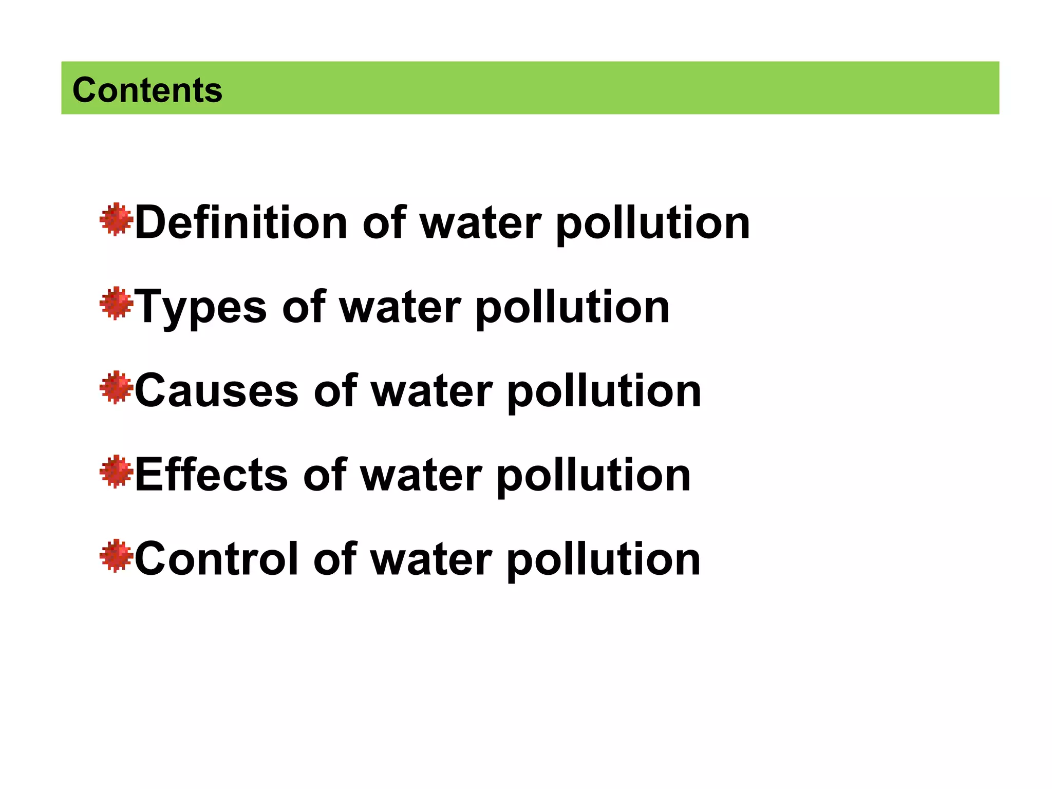 Water pollution | PPT