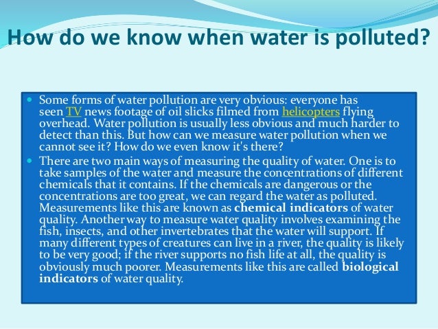 Water pollution (Environmental Science) Grade 7